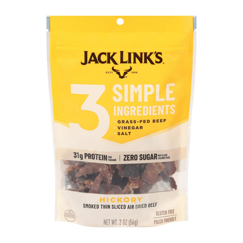 Jack Link's 31g Protein Hickory Air Dried Beef, 2 oz
