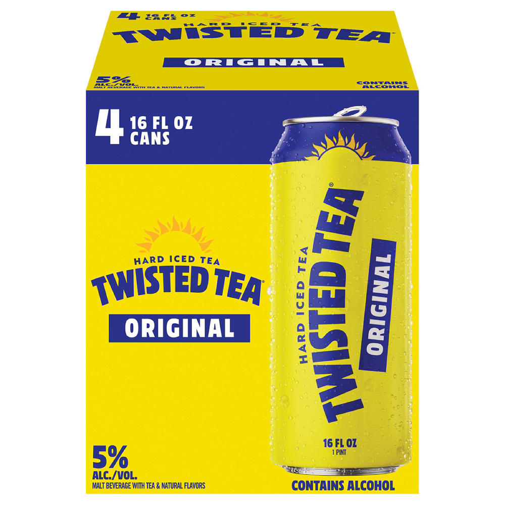 Twisted Tea Original Pack 4 pk Cans, 16 oz