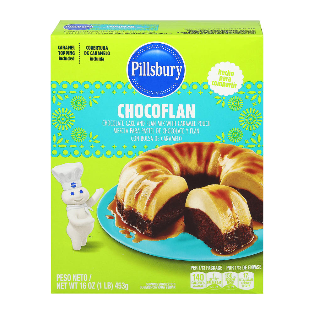 Pillsbury Chocoflan Cake and Flan Mix, 16 oz