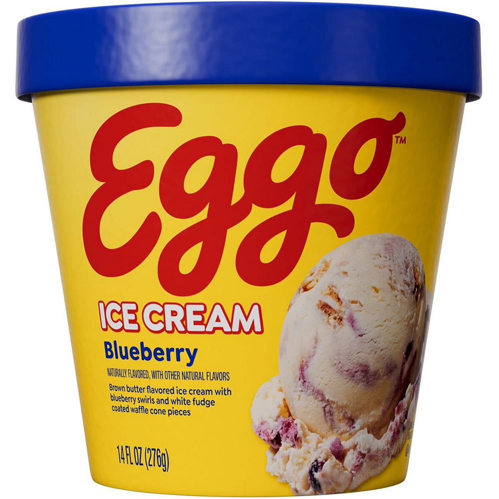 Eggo Blueberry Ice Cream, 14 oz