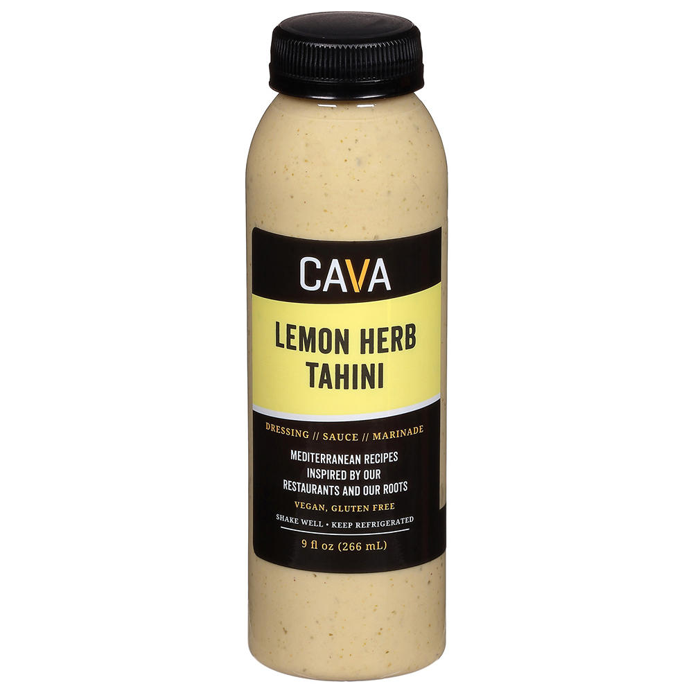 Cava Lemon Herb Tahini Dressing (Sold Cold), 9 fl oz