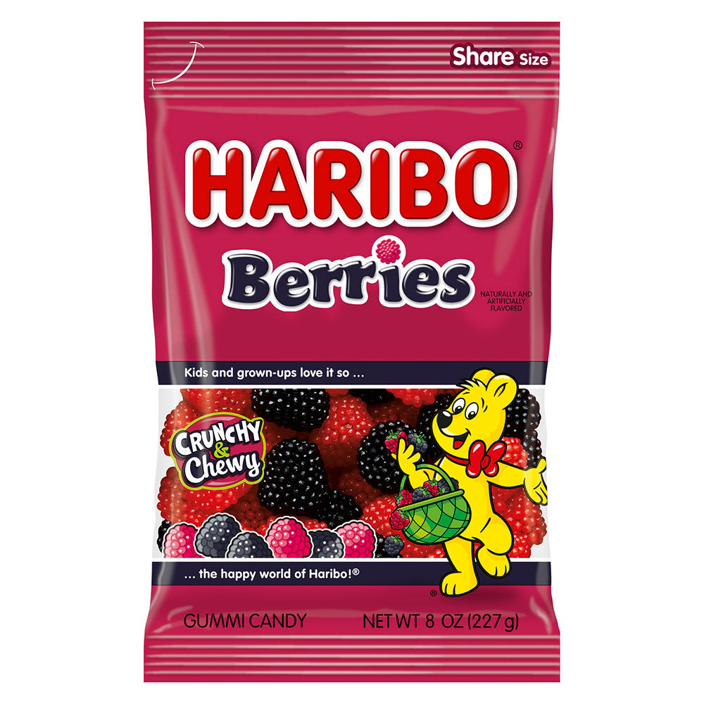 Haribo Berries Gummi Candy - Share Size, 8 oz