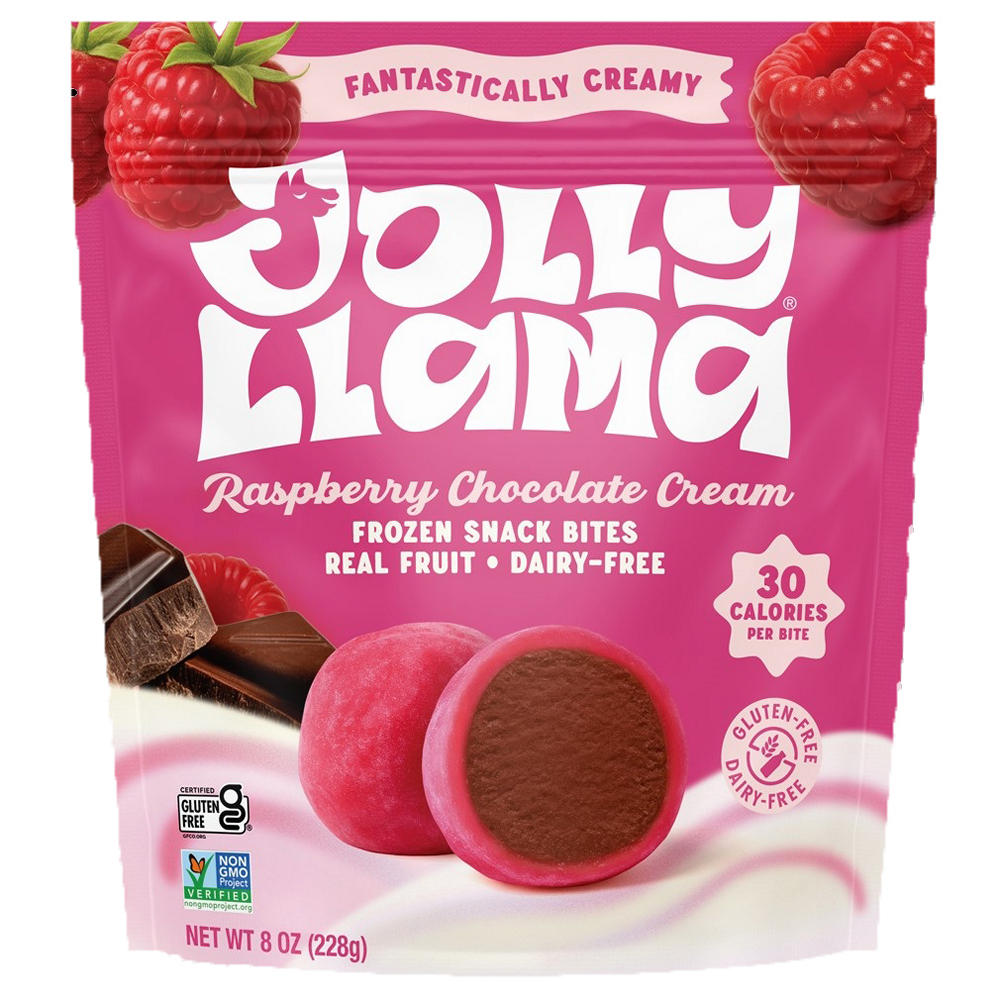 Jolly Llama Raspberry Chocolate Cream Gluten & Dairy Free Snack Bites, 8 oz