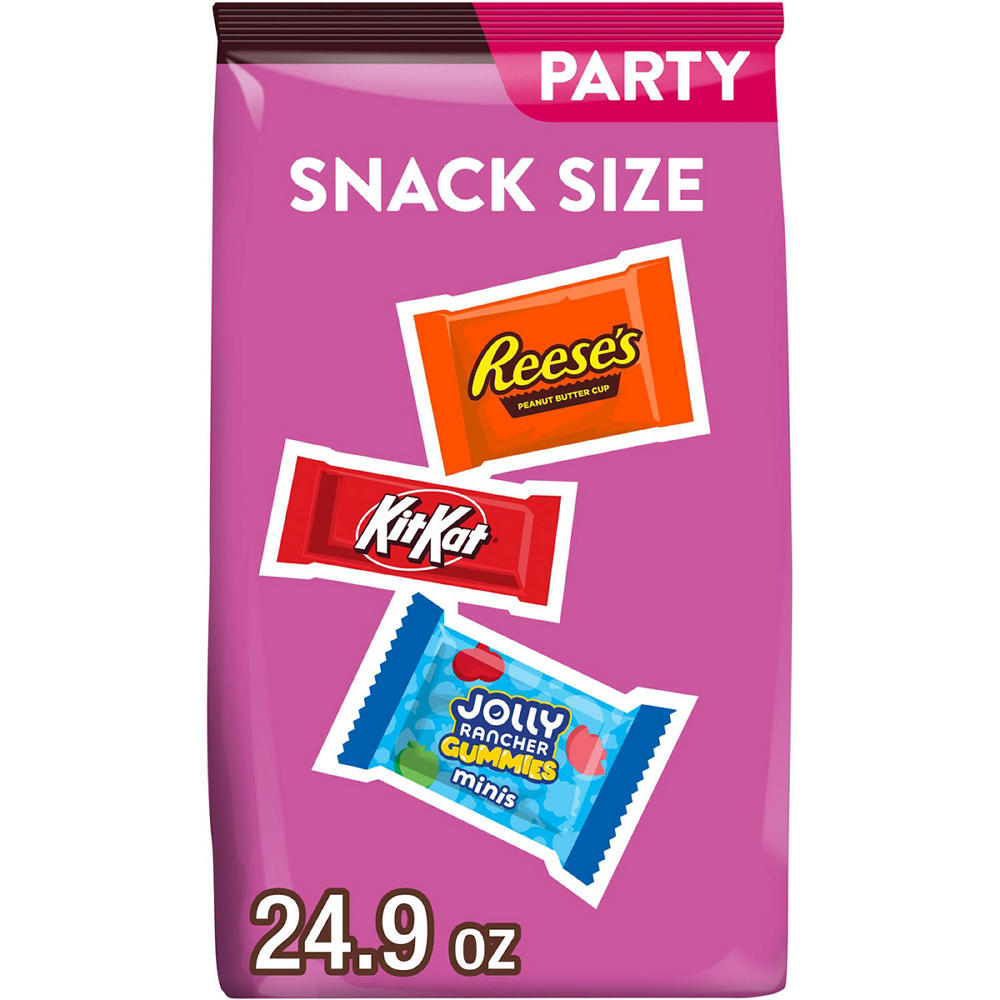 Reese's, Kit Kat & Jolly Rancher Assorted Snack Size Candy - Party Pack, 24.9 oz
