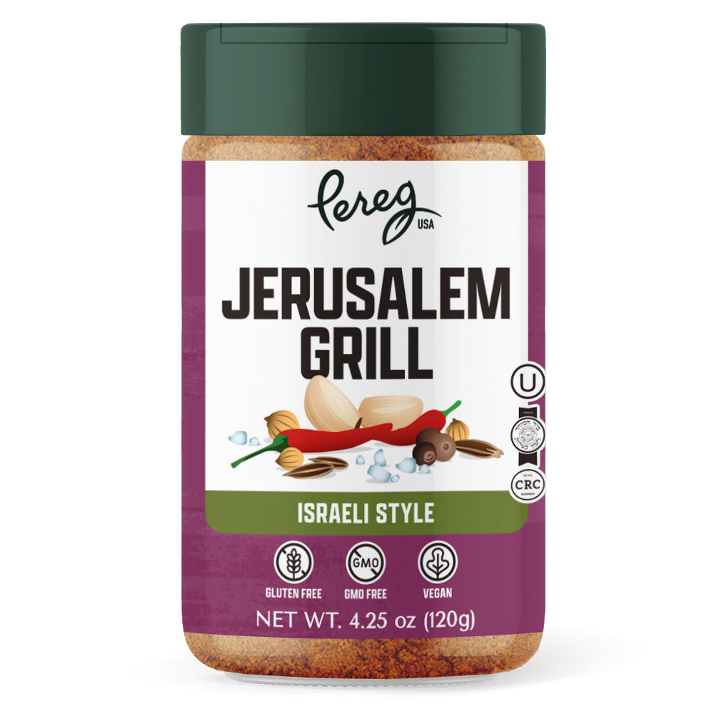Pereg Kosher Israeli Style Jerusalem Grill Seasoning, 4.25 oz