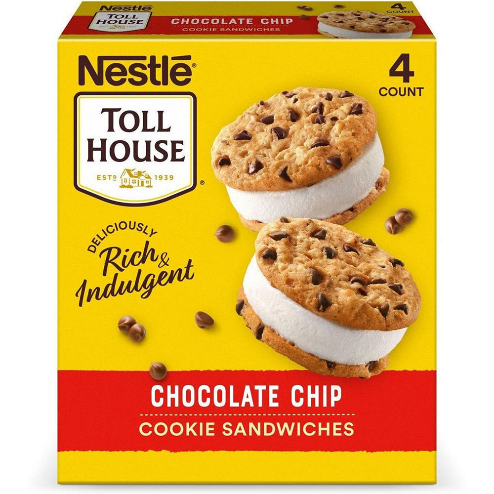 Nestle Toll House Chocolate Chip Cookie Sandwiches, 4 ct