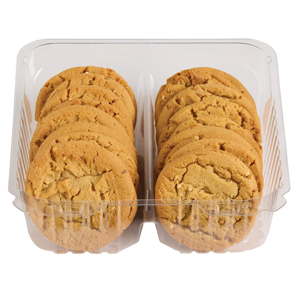 H-E-B Bakery Peanut Butter Cookies, 18 ct