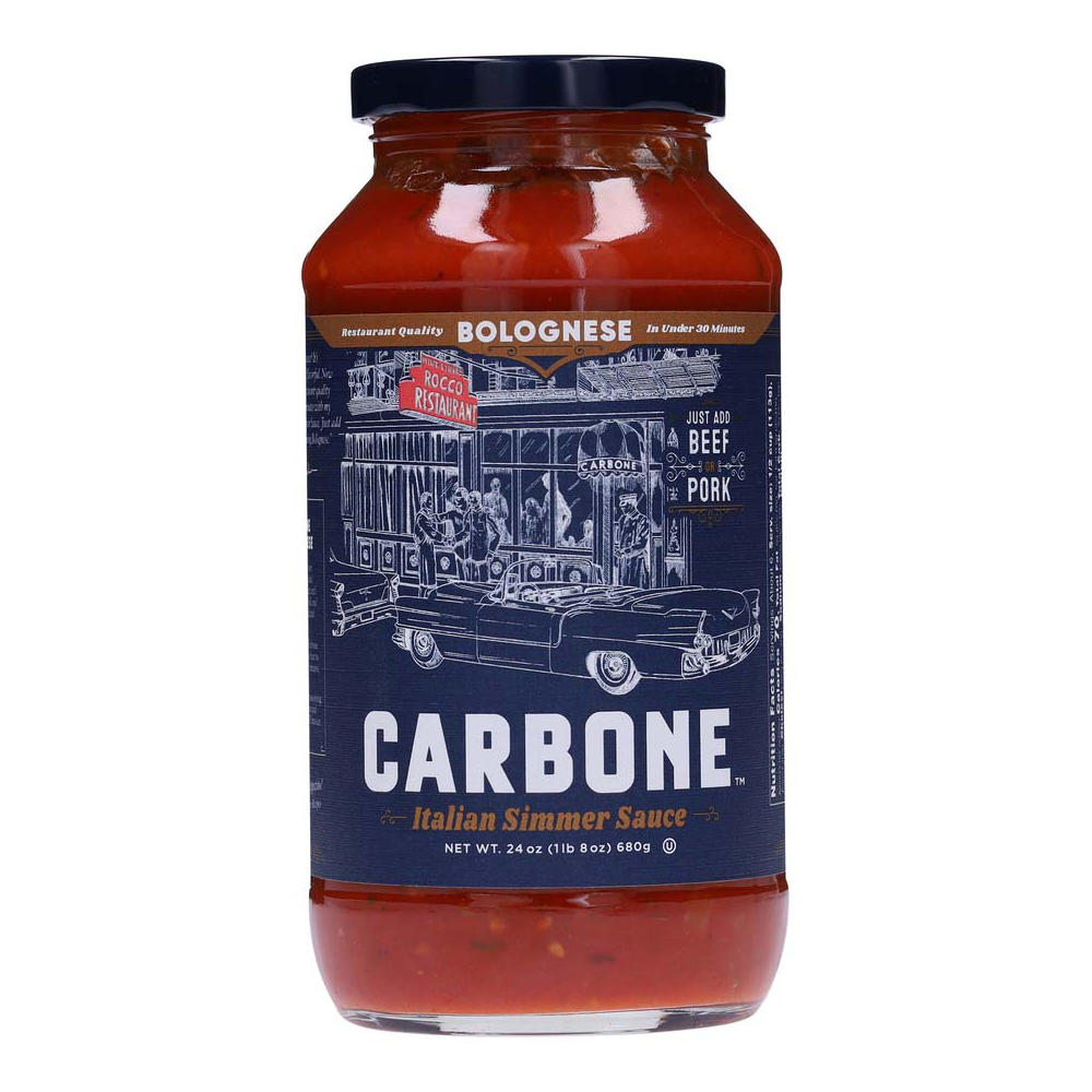 Carbone Bolognese Italian Simmer Sauce, 24 oz
