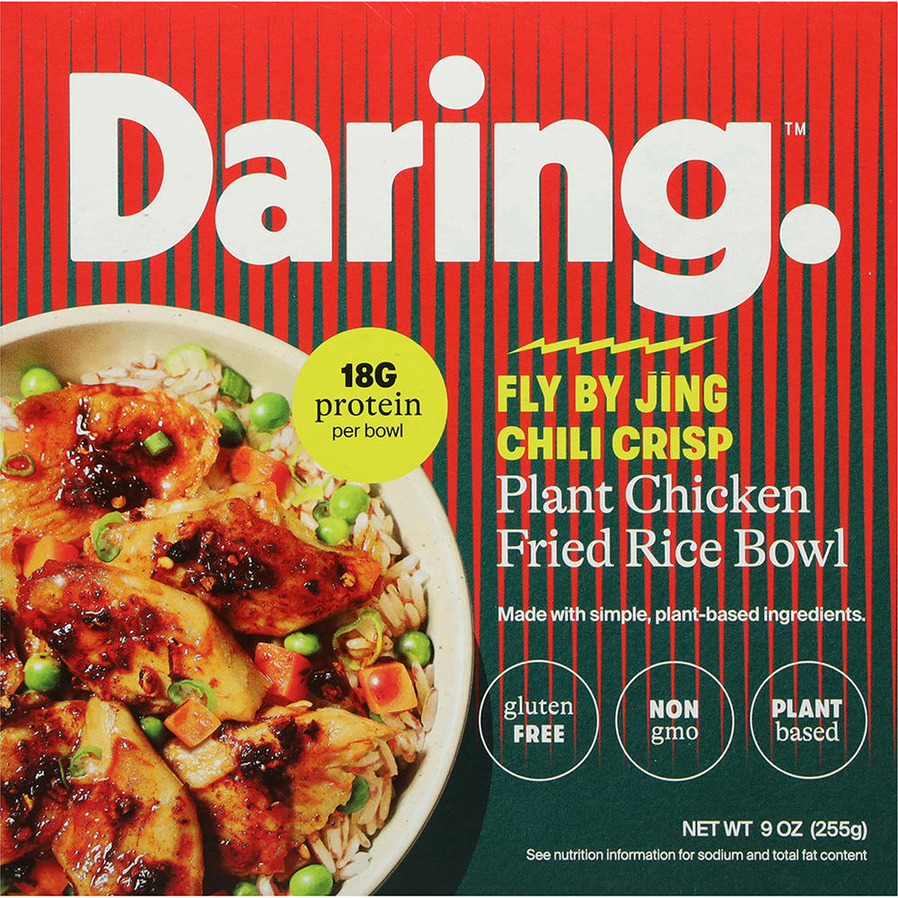 Daring Fly By Jing Chili Crisp Plant Chicken Fried Rice Bowl, 9 oz