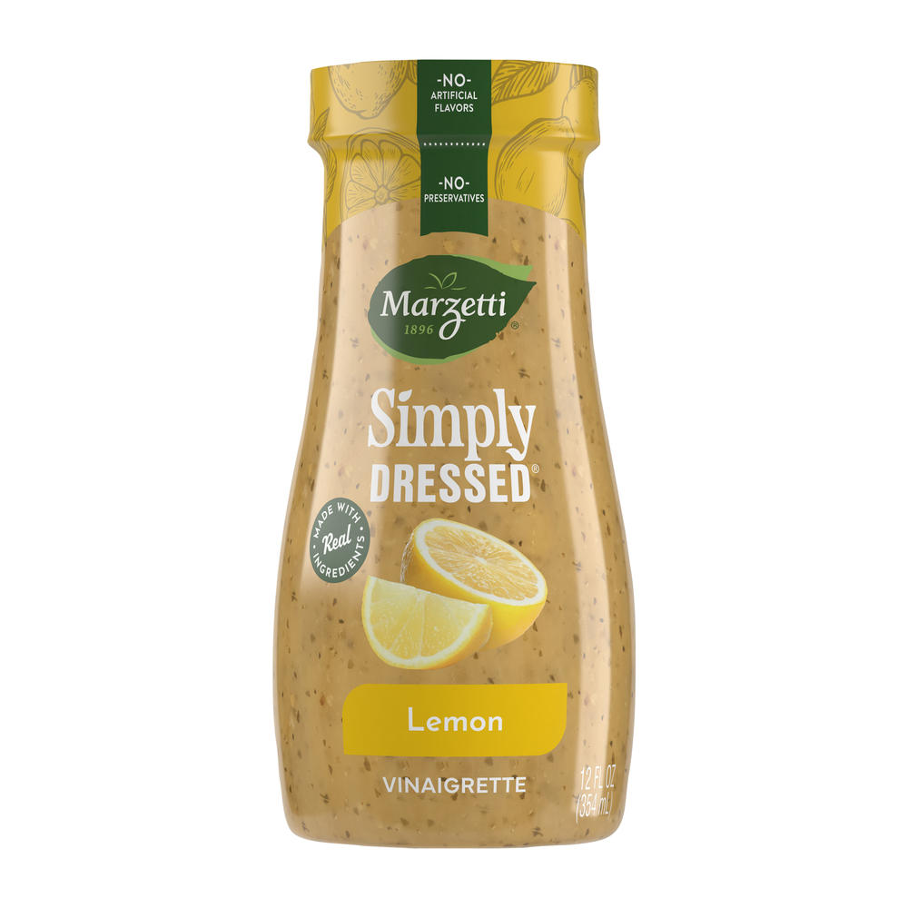 Marzetti Simply Dressed Lemon Vinaigrette Dressing (Sold Cold), 12 fl oz