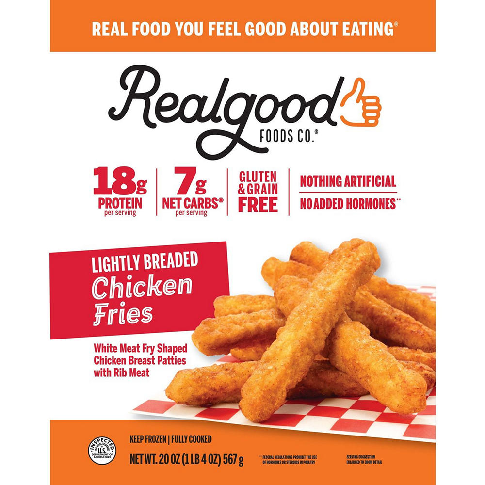 Real Good Foods Co. Frozen Chicken Fries, 20 oz