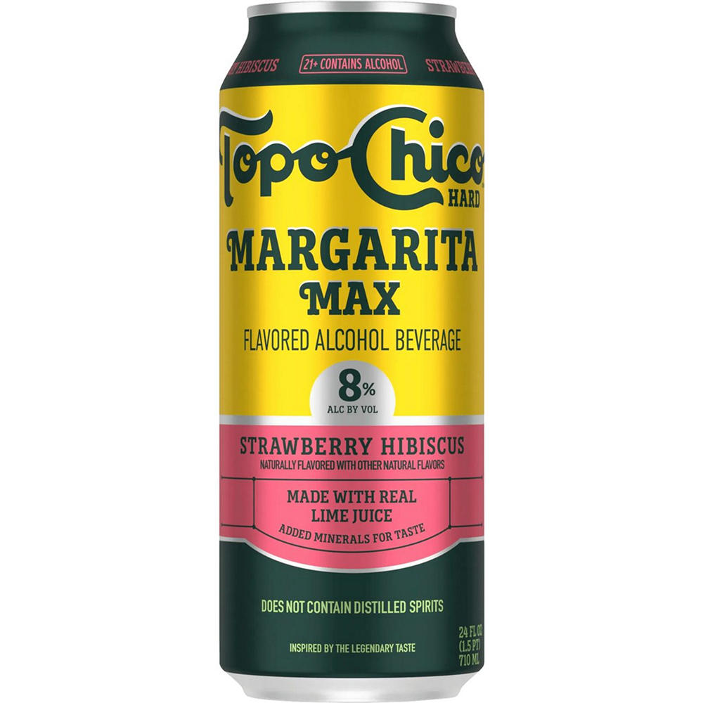 Topo Chico Hard Margarita Can - Strawberry Hibiscus, 24 oz