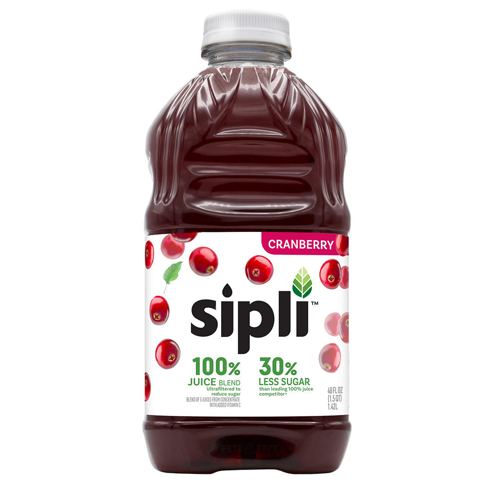 Sipli 100% Cranberry Blend, 48 oz