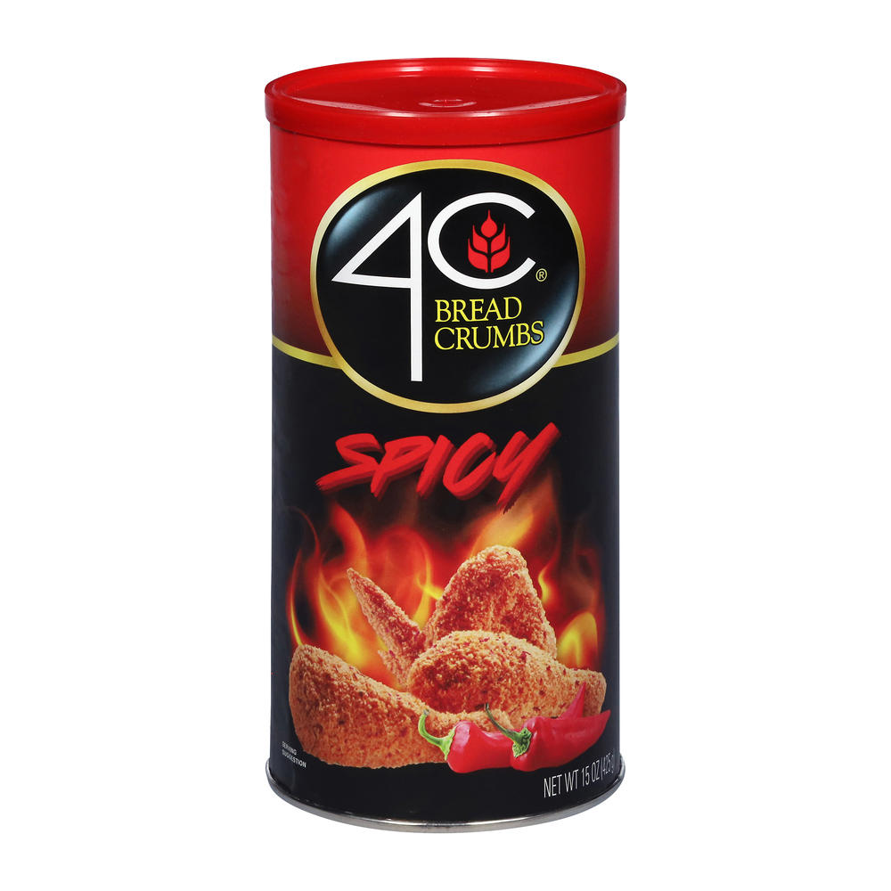 4C Spicy Bread Crumbs, 15 oz