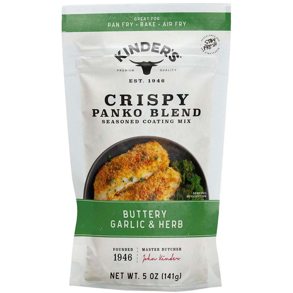 Kinder's Buttery Garlic & Herb Crispy Panko Blend, 5 oz
