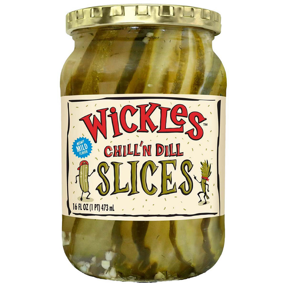 Wickles Chill'n Dill Slices, 16 oz