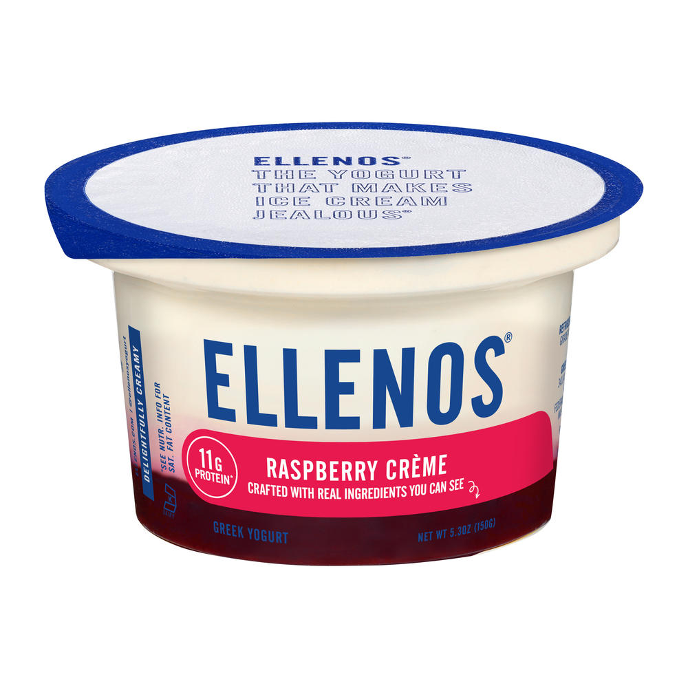 Ellenos Greek Yogurt - Raspberry Creme, 5.3 oz