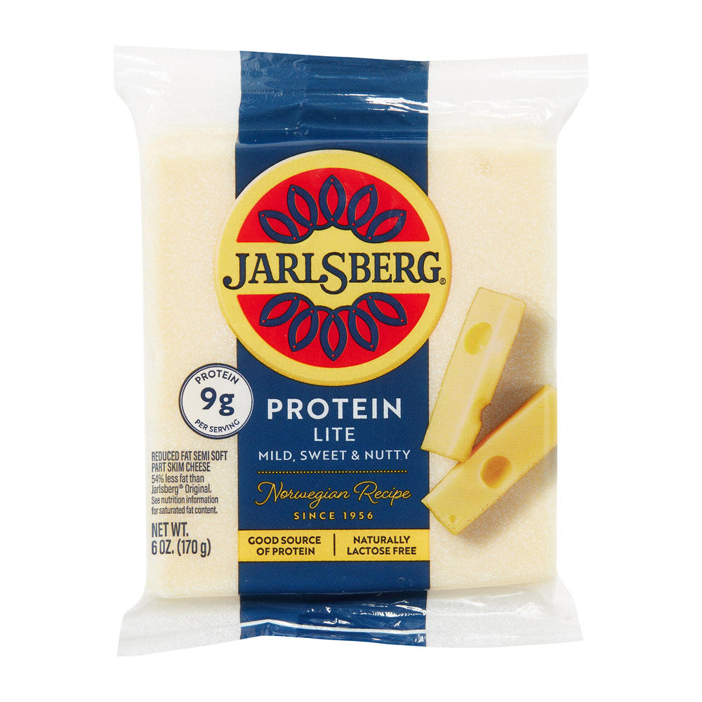 Jarlsberg 9g Protein Lite Chunk Cheese, 6 oz