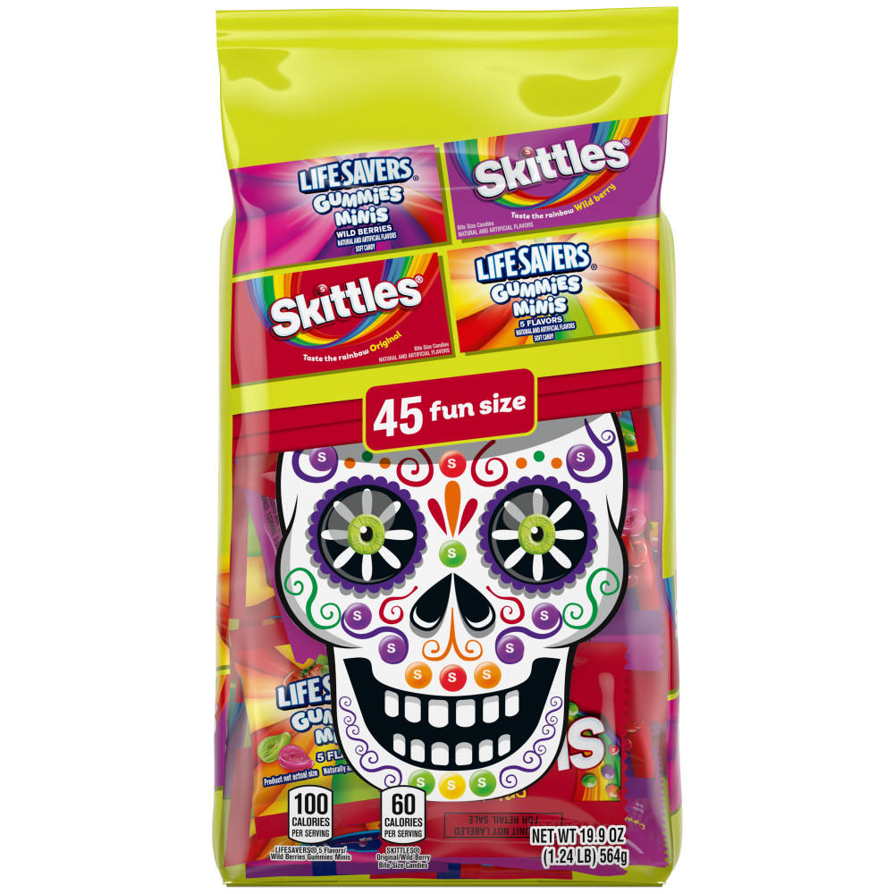 Skittles & Life Savers Assorted Variety Pack Bag, 45 pc