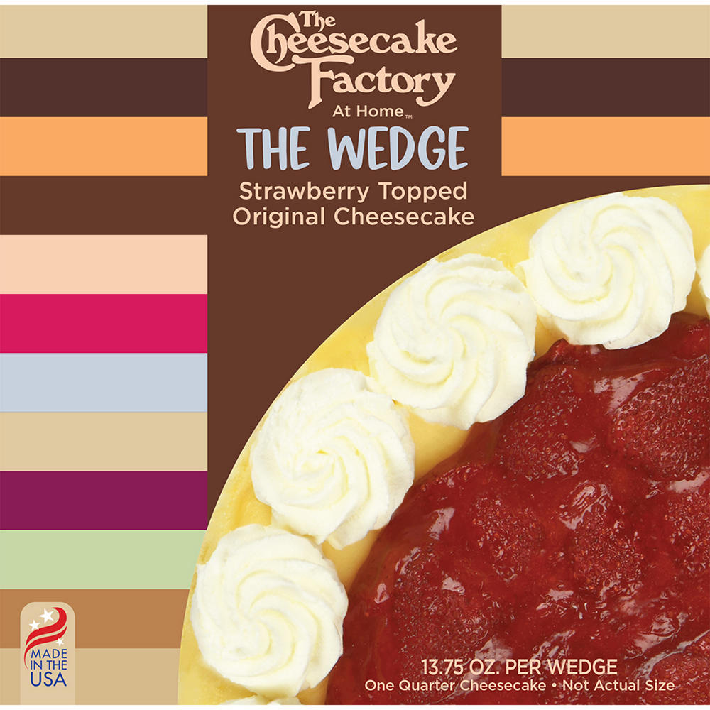 The Cheesecake Factory The Wedge Strawberry Topped Original Cheesecake, 13.75 oz