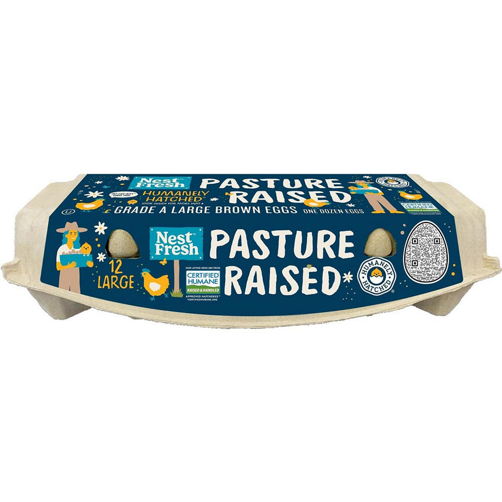 NestFresh Pasture Raised Humanely Hatched Brown Eggs, 12 ct