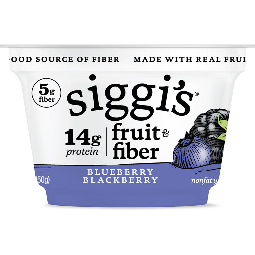 Siggi's Fruit & Fiber - Blueberry Blackberry, 5.3 oz