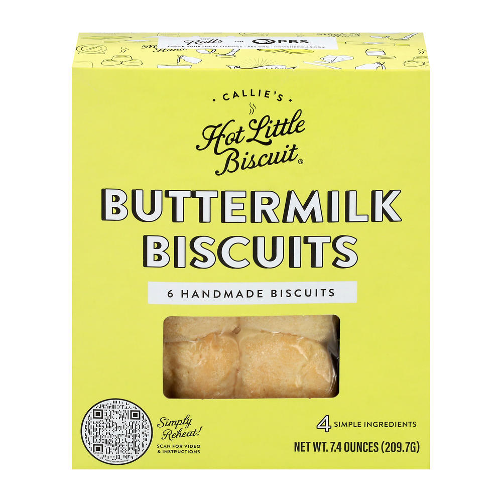 Callie's Hot Little Biscuit Frozen Buttermilk Biscuits, 6 ct