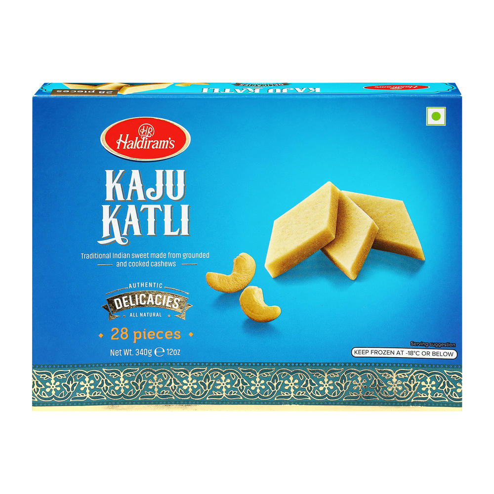 Haldiram's Frozen Kaju Katli, 12 oz