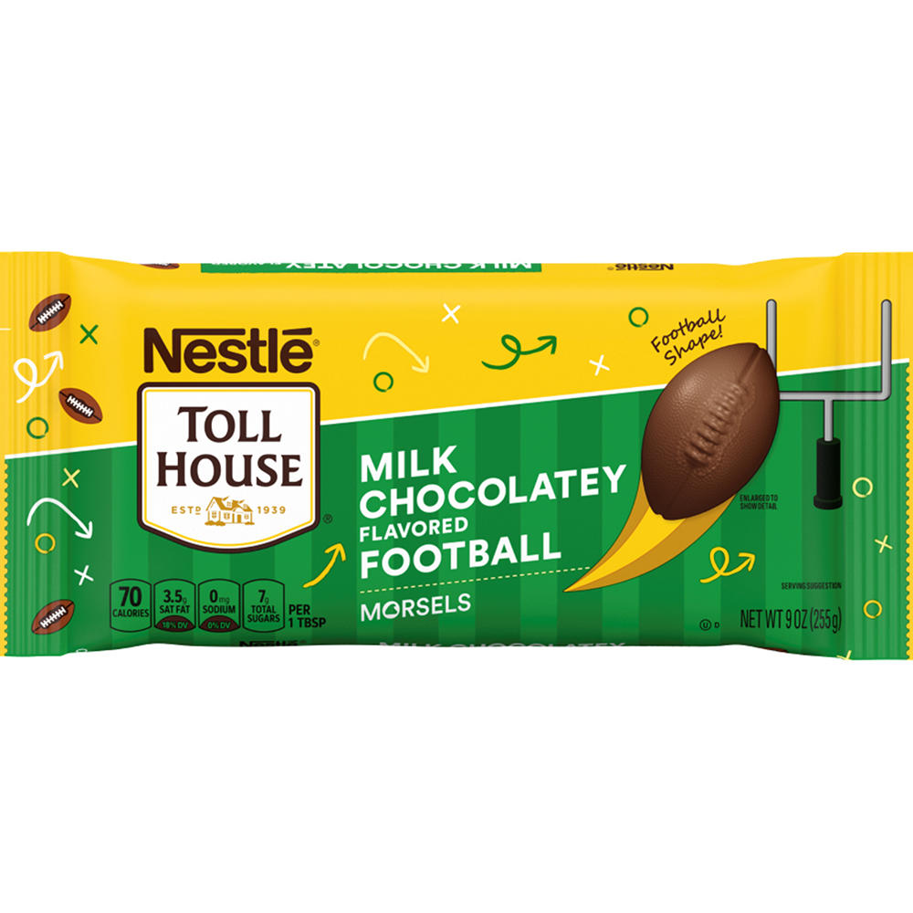 Nestle Toll House Milk Chocolatey Football Morsels, 9 oz