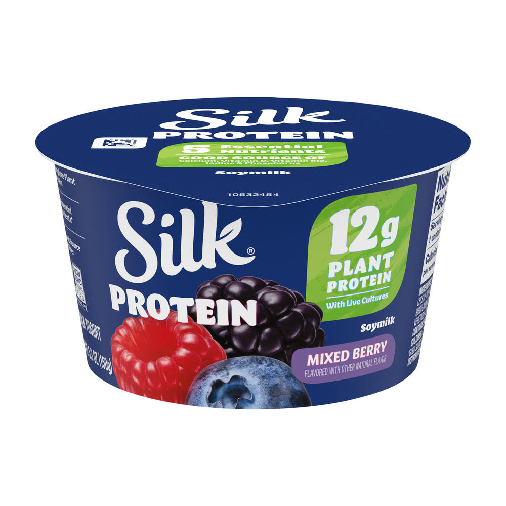 Silk Plant Protein Yogurt - Mixed Berry, 5.3 oz