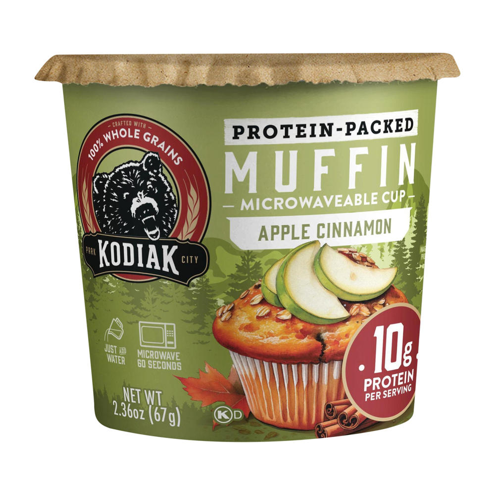 Kodiak Protein-Packed Apple Cinnamon Muffin Cup, 2.36 oz