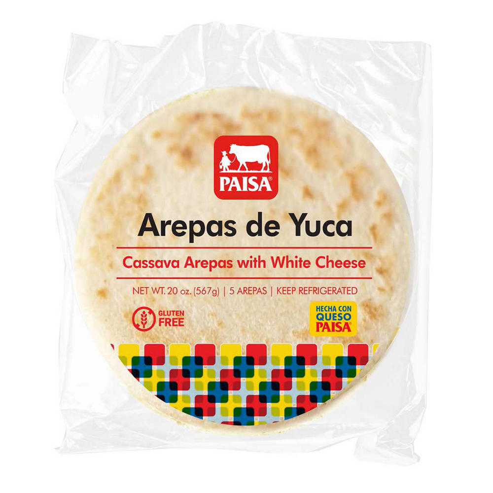 PAISA Arepas de Yuca, 5 ct