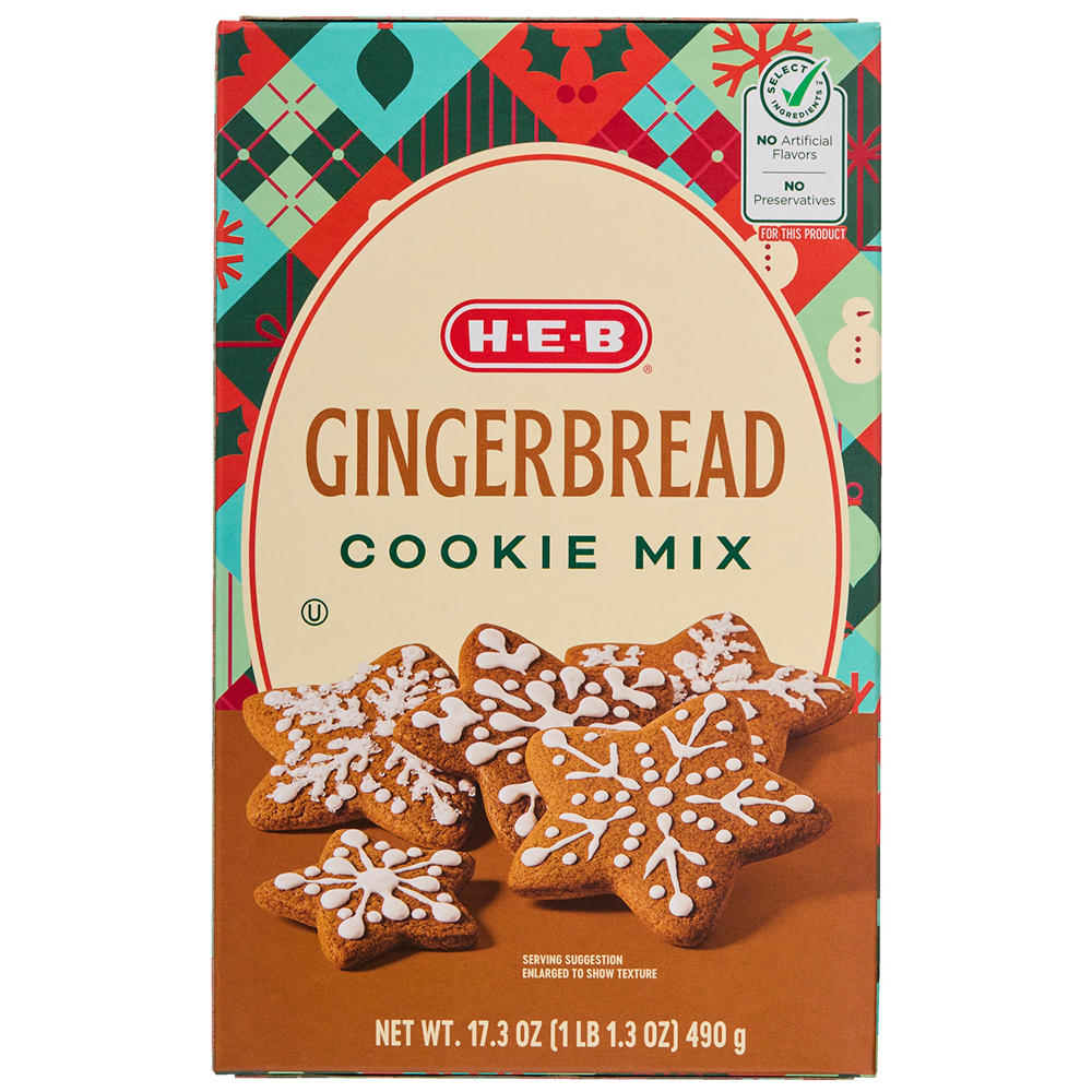 H-E-B Gingerbread Cookie Mix, 17.3 oz