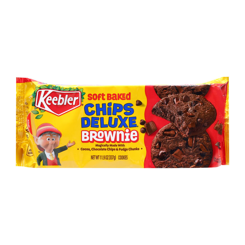 Keebler Soft Baked Chips Deluxe Brownie, 11.9 oz