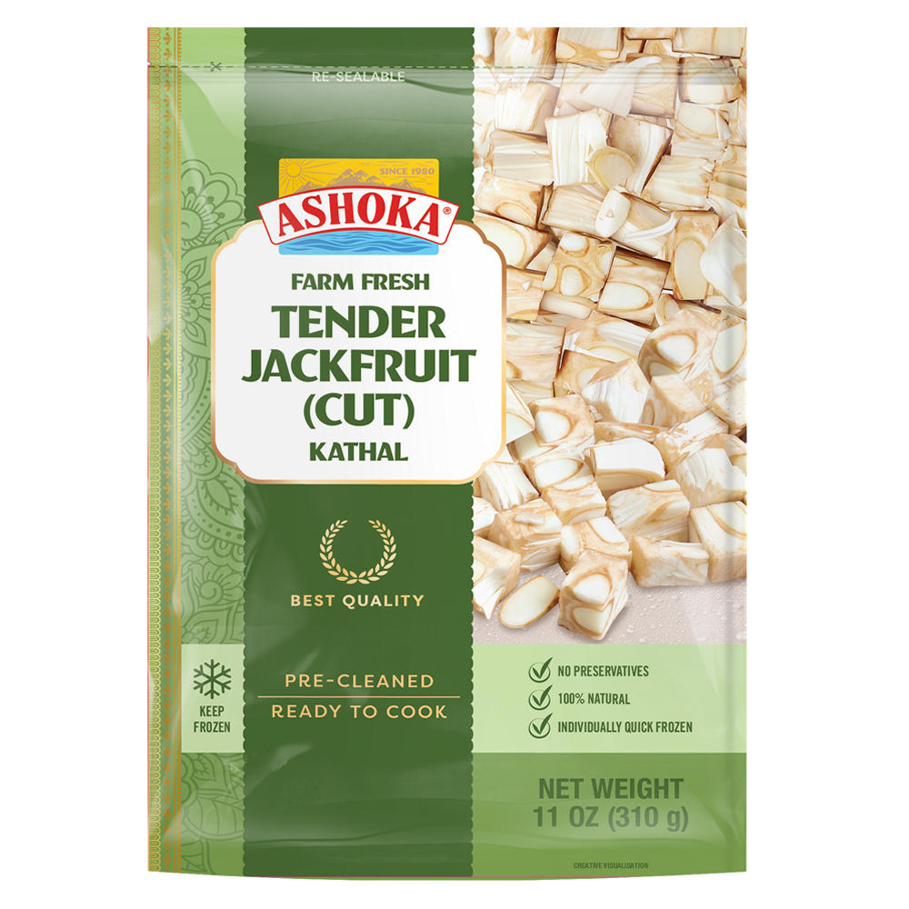 Ashoka Frozen Cut Tender Jackfruit, 11 oz