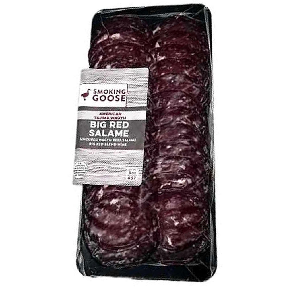 Smoking Goose Big Red Uncured Wagyu Beef Salame, 3 oz