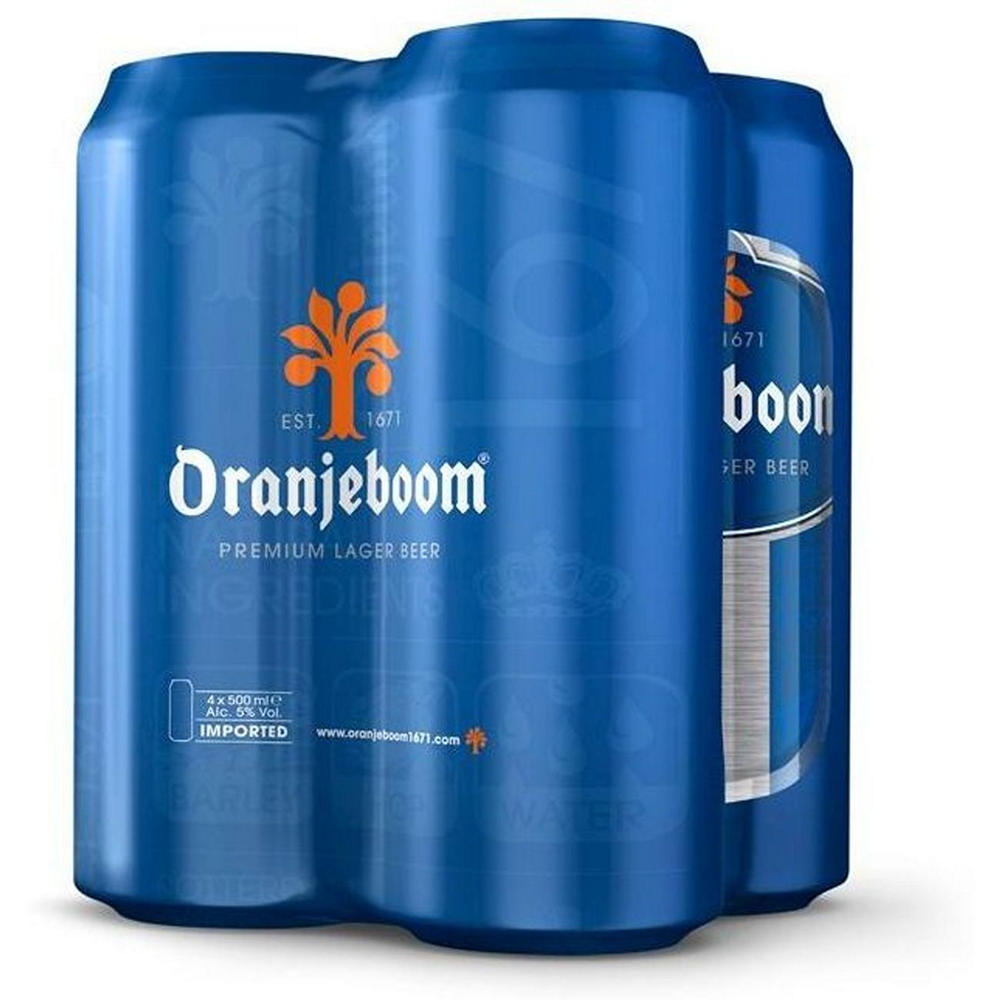 Oranjeboom Premium Lager 4 pk Cans, 16.9 oz