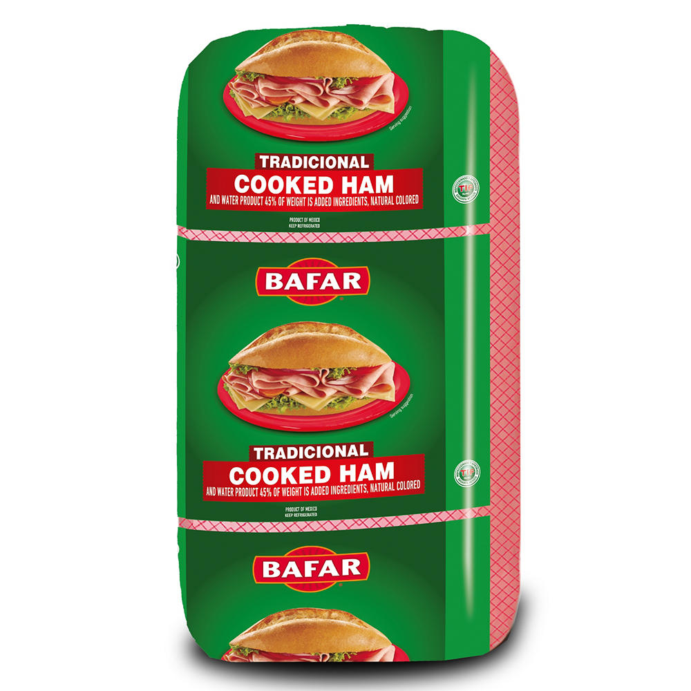 Bafar Traditional Cooked Ham, Custom Sliced, lb