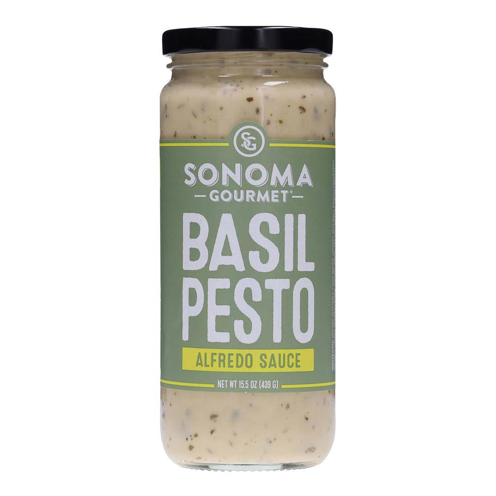 Sonoma Gourmet Basil Pesto Alfredo Sauce, 15.5 oz