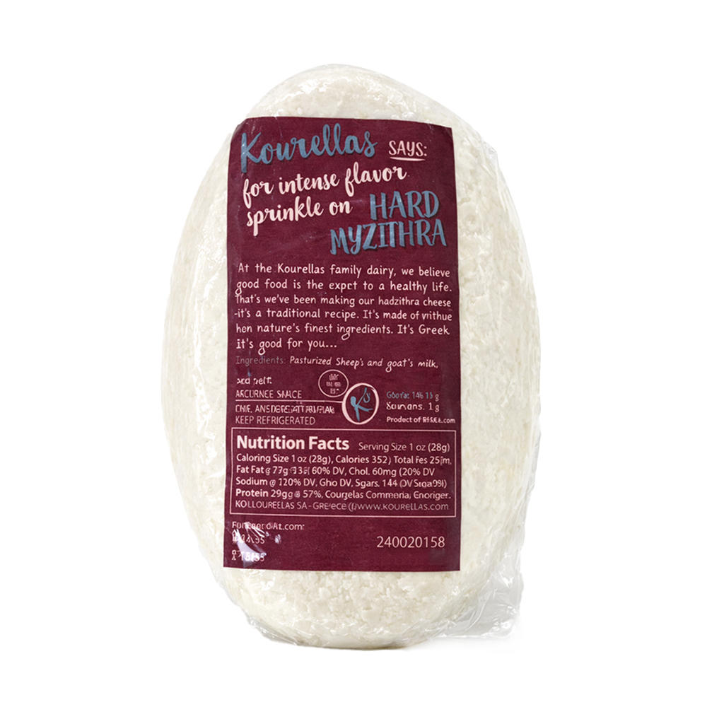 Kourellas Myzithra Cheese Wedge, Avg. 0.6 lb