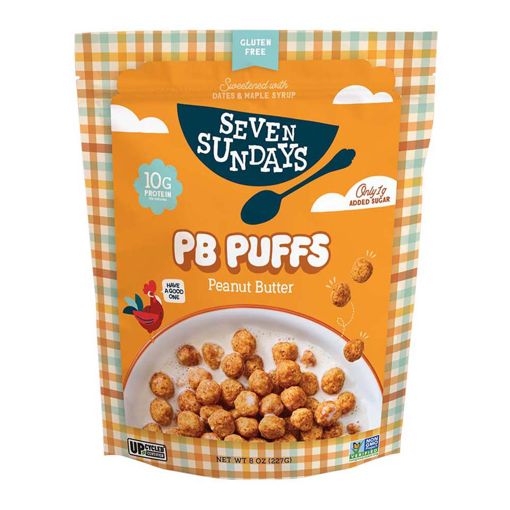 Seven Sundays PB Puffs Peanut Butter Cereal, 8 oz