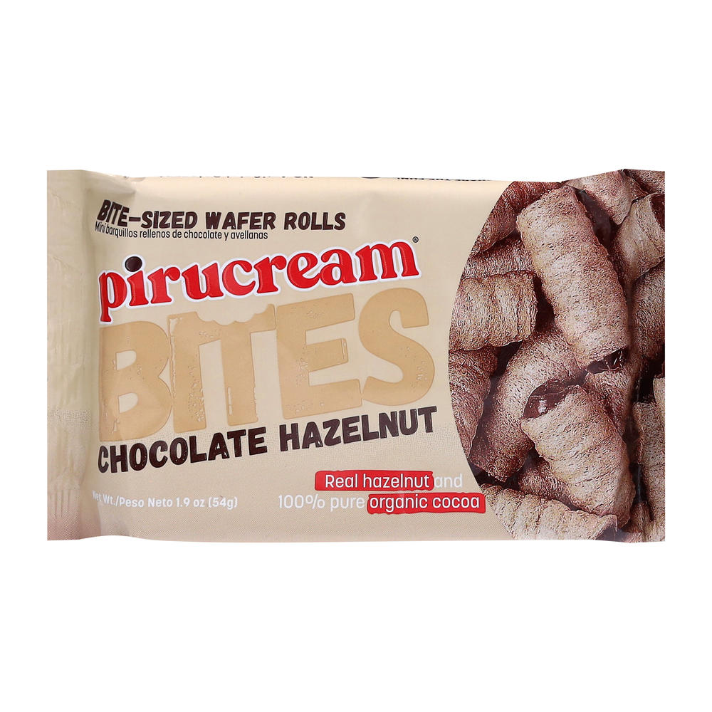 Pirucream Bites Chocolate Hazelnut Wafers, 1.9 oz