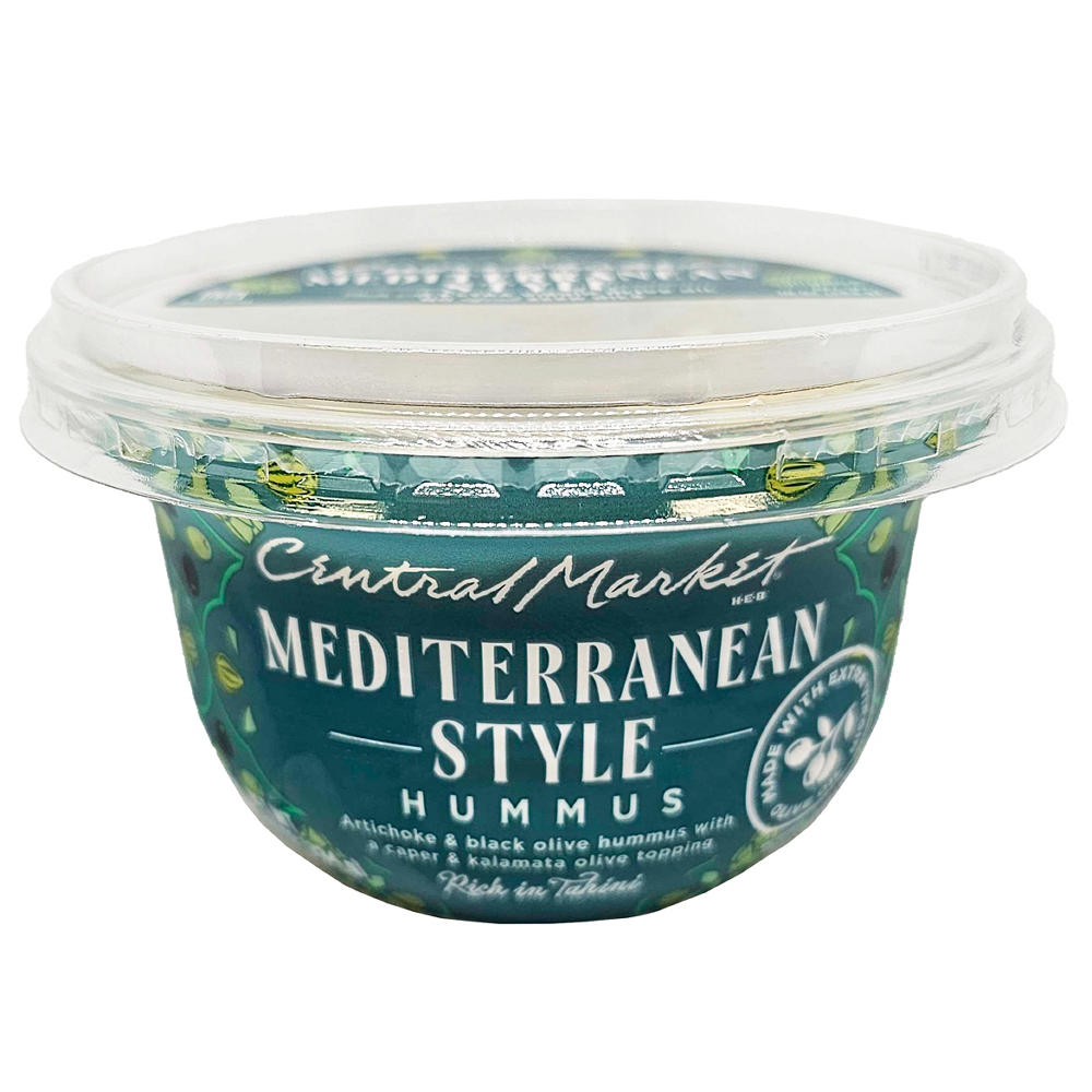 Central Market Mediterranean Style Hummus, 10 oz