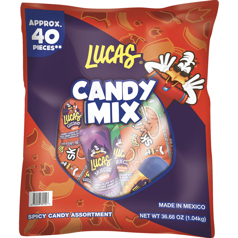 Lucas Spicy Candy Mix Assortment, 40pc