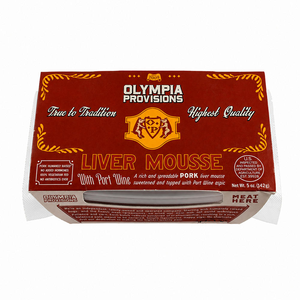 Olympia Provisions Liver Mousse with Port Wine, 5 oz