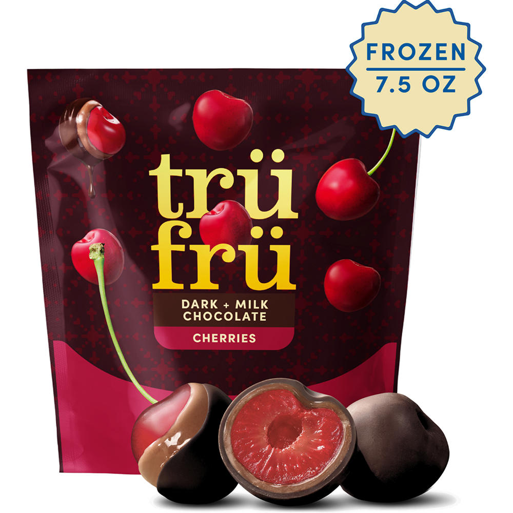 Tru Fru Dark + Milk Chocolate Frozen Cherry Truffles, 7.5 oz