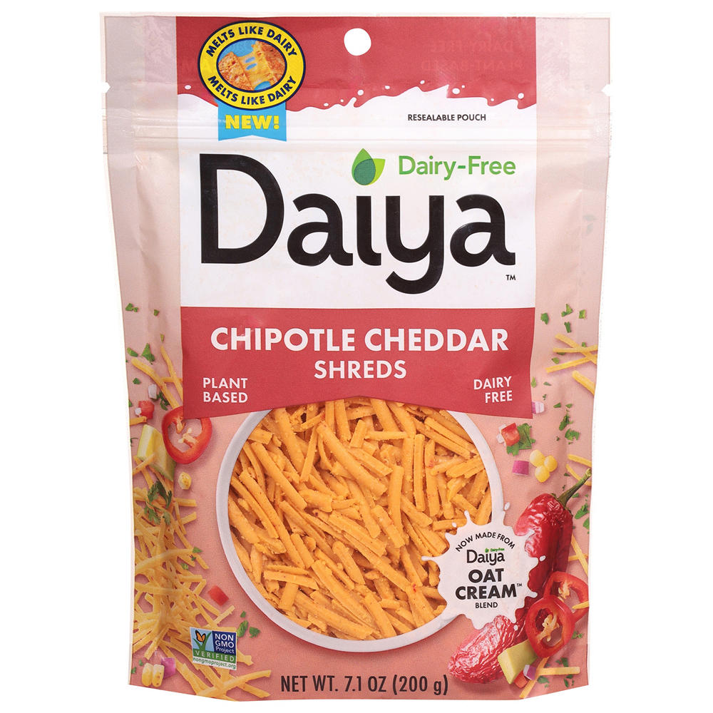 Daiya Dairy-Free Chipotle Cheddar Shreds, 7.1 oz