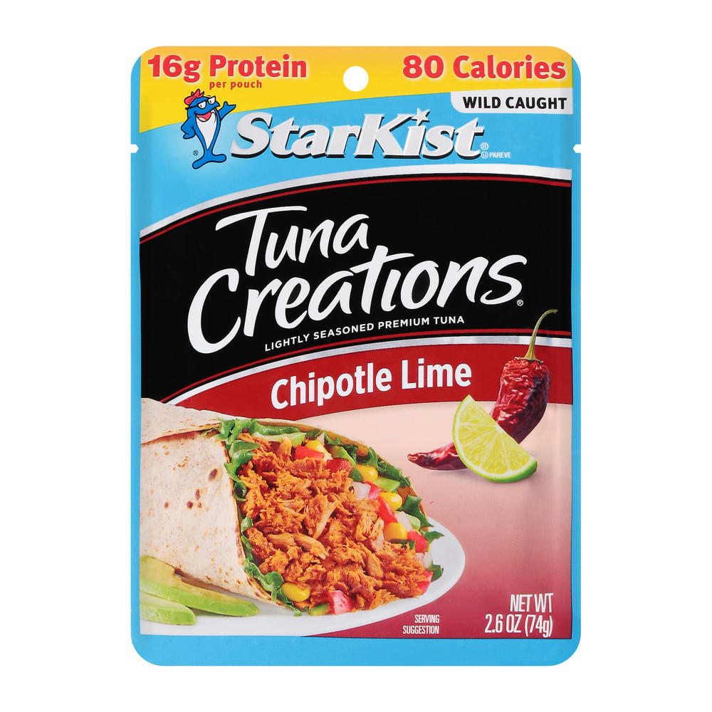 StarKist Tuna Creations Chipotle Lime Pouch, 2.6 oz
