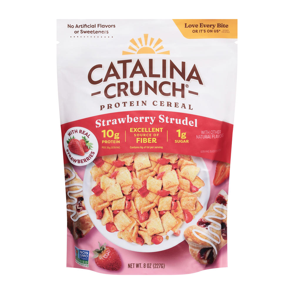Catalina Crunch Strawberry Strudel Protein Cereal, 8 oz