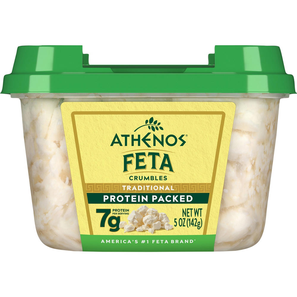 Athenos Traditional Protein Packed Feta Crumbles, 5 oz